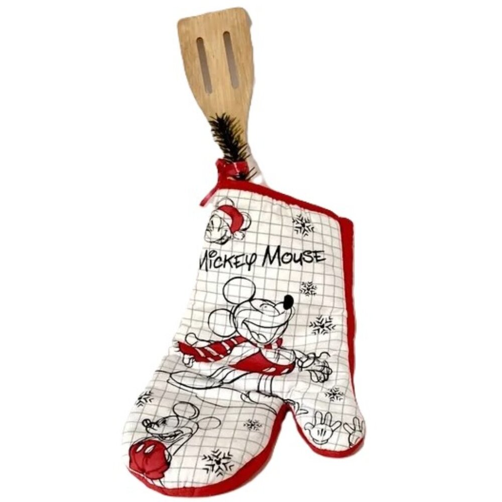 Disney Mickey Mouse Sketchbook Oven Mitt and Spatula Gift Set